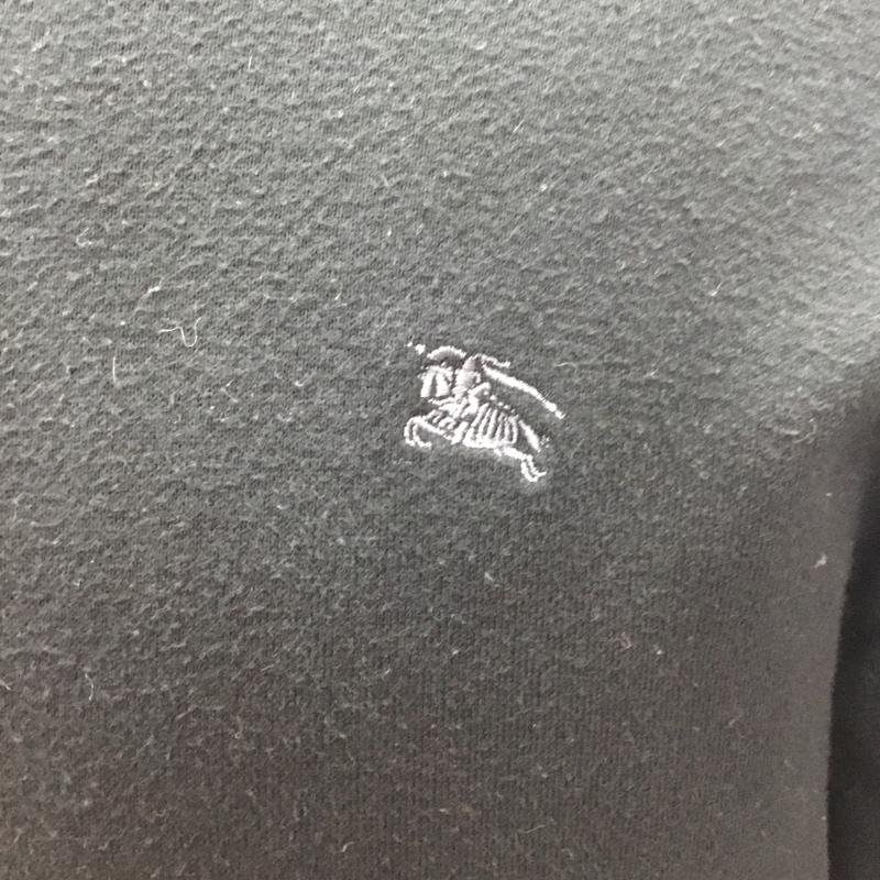 バーバリーブラックレーベル BURBERRY BLACK LABEL パーカー 長袖 フーディ 2 無地 黒 / ブラック /  メンズ USED 古着 中古 10108890