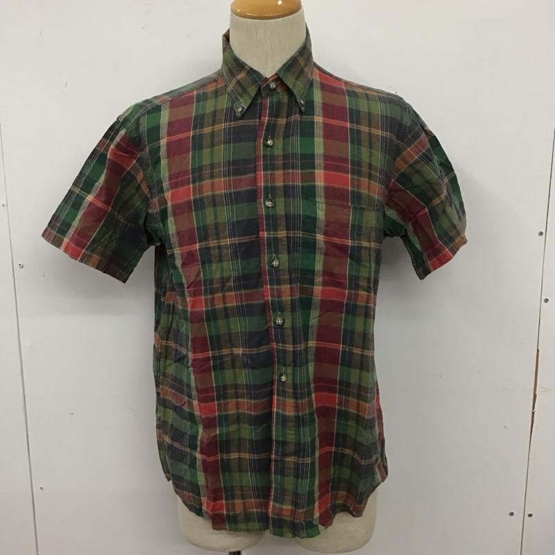チャップスラルフローレン CHAPSRALPHLAUREN シャツ、ブラウス 半袖 半袖シャツ チェックシャツ ボタンダウンシャツ M チェック マルチカラー / マルチカラー /  メンズ USED 古着 中古 10111135