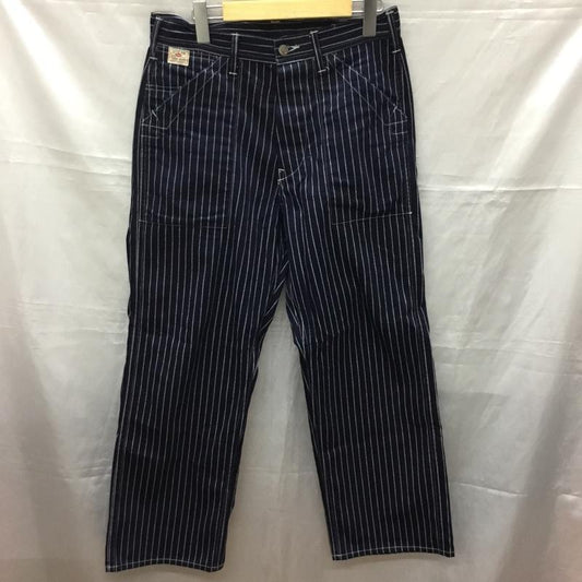 シュガーケーン SUGAR CANE パンツ デニム、ジーンズ デニムジーンズ ワイドパンツ ストレートパンツ ストライプパンツ 30インチ ストライプ 紺 / ネイビー /  メンズ USED 古着 中古 10113867