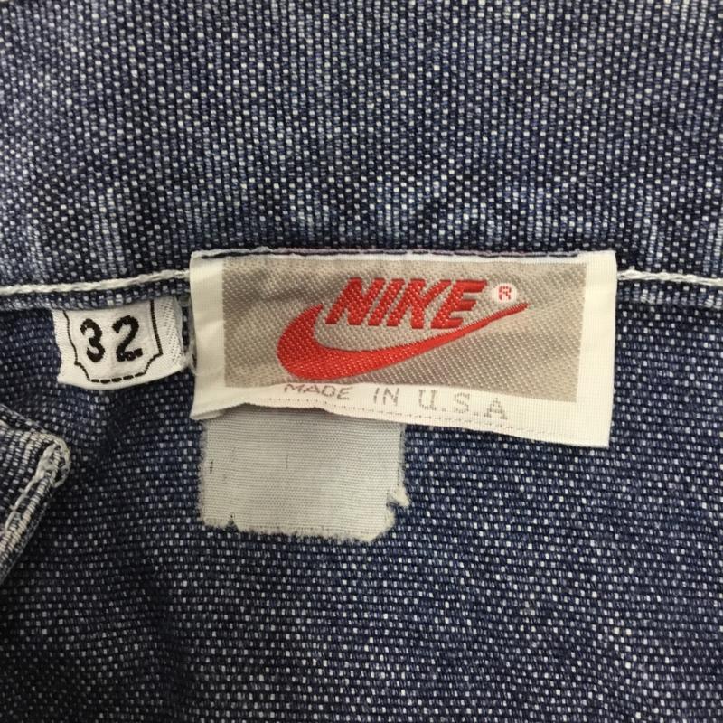 ナイキ NIKE パンツ ショートパンツ デニムショートパンツ ハーフパンツ カジュアルパンツ 32インチ ロゴ、文字 インディゴ / インディゴ /  メンズ USED 古着 中古 10118648