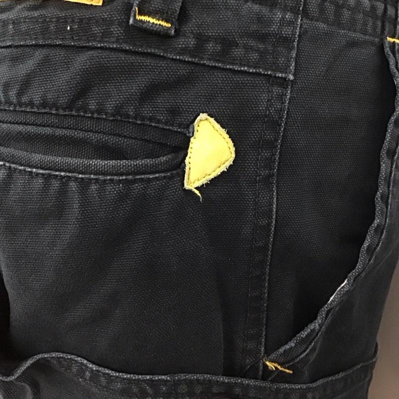 グリップスワニー GRIP SWANY パンツ ワークパンツ、ペインターパンツ GSP-12 WORK PANTS2 S 無地 紺 / ネイビー /  メンズ USED 古着 中古 10119157