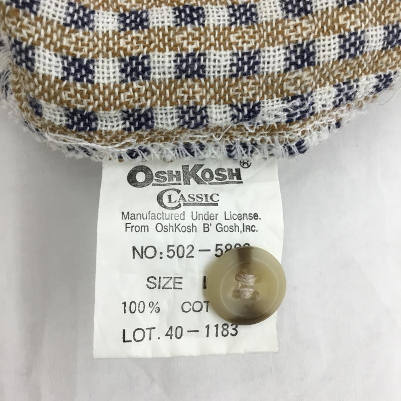 オシュコシュ OSHKOSH シャツ、ブラウス 長袖 L  アイボリー / アイボリー / X 紺 / ネイビー / X キャメル / キャメル /  メンズ USED 古着 中古 10134506