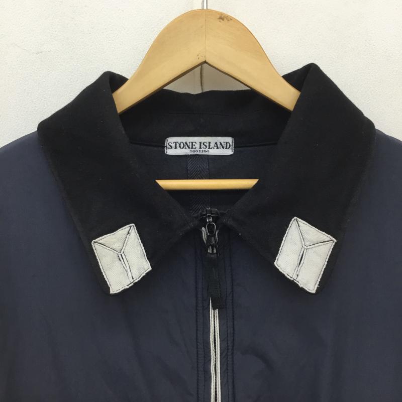 ストーンアイランド STONE ISLAND ジャケット、上着 ジャケット、ブレザー XXL 無地 紺 / ネイビー / X 黒 / ブラック /  メンズ USED 古着 中古 10118732