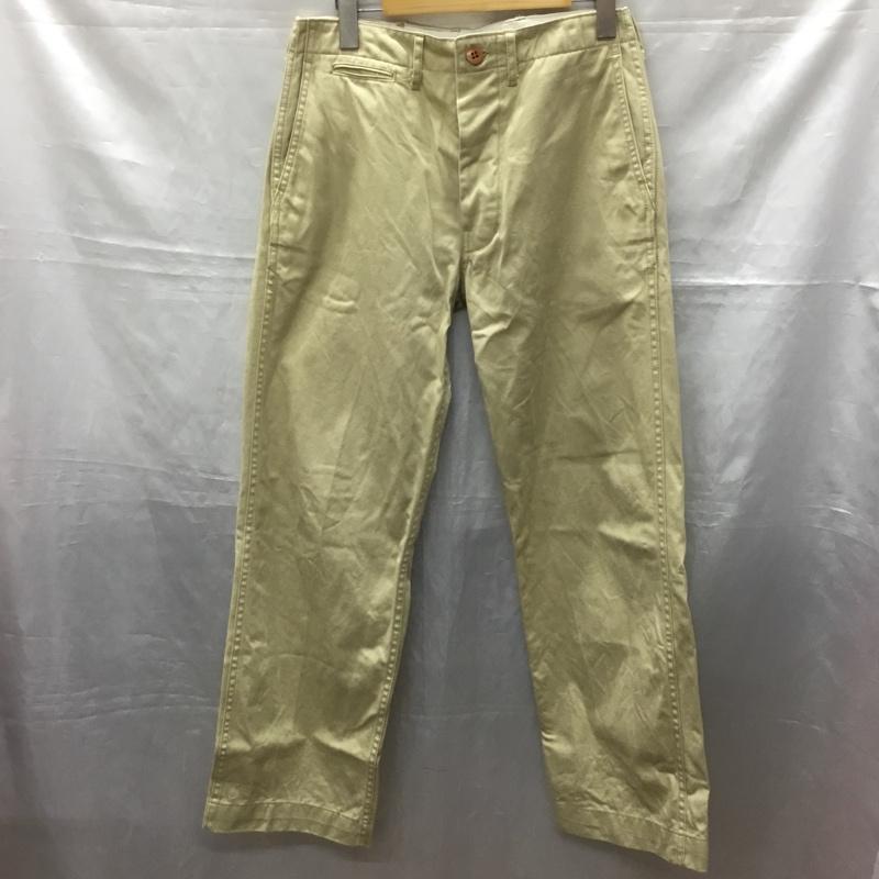 フラットヘッド FLATHEAD パンツ チノパン 30インチ 無地 ベージュ / ベージュ /  メンズ USED 古着 中古 10115232