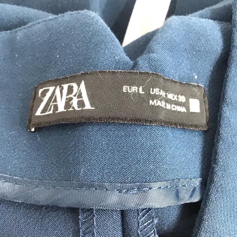 ザラ ZARA パンツ スラックス L 無地 青 / ブルー /  レディース USED 古着 中古 10142287