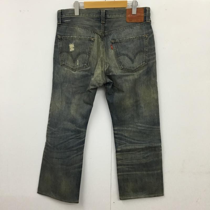 リーバイストラウスアンドコー Levi Strauss & co. パンツ デニム、ジーンズ デニムパンツ ストレートパンツ ワイドパンツ カジュアルパンツ 34 無地 インディゴ / インディゴ /  メンズ USED 古着 中古 10115008