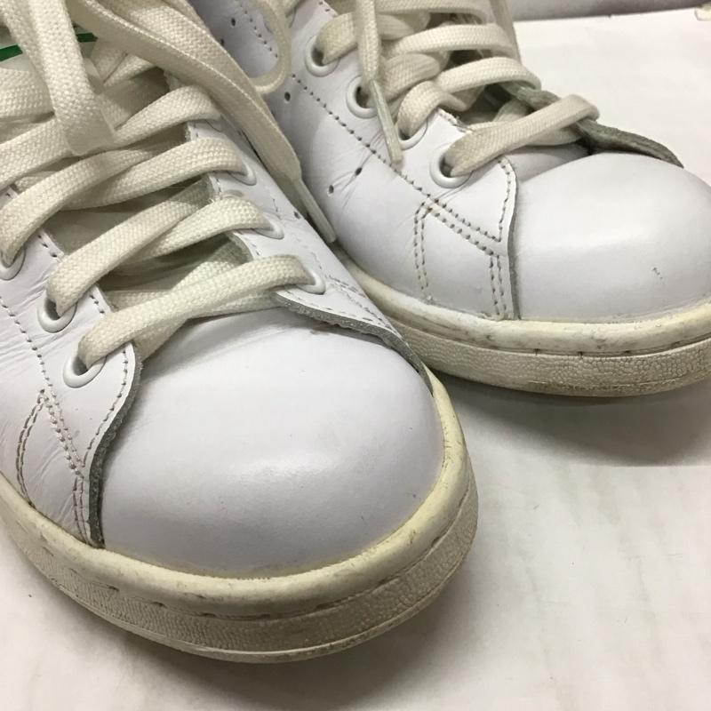 アディダス adidas スニーカー スニーカー S75028 STAN SMITH MID 23cm 23.0cm ロゴ、文字 白 / ホワイト / X 緑 / グリーン /  レディース USED 古着 中古 10118135