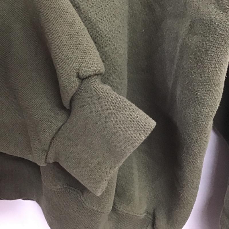 古着 USED トレーナー 長袖 長袖トレーナー スウェット クルーネック プルオーバー XL ロゴ、文字 カーキ / カーキ /  メンズ USED 古着 中古 10142352