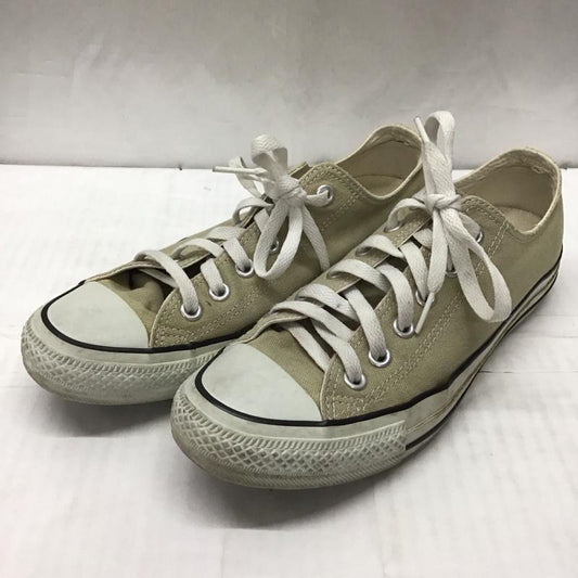 コンバース CONVERSE スニーカー スニーカー 1CL129 CANVAS ALL STAR COLORS OX 25.5cm 25.5cm ロゴ、文字 ベージュ / ベージュ /  メンズ USED 古着 中古 10116233