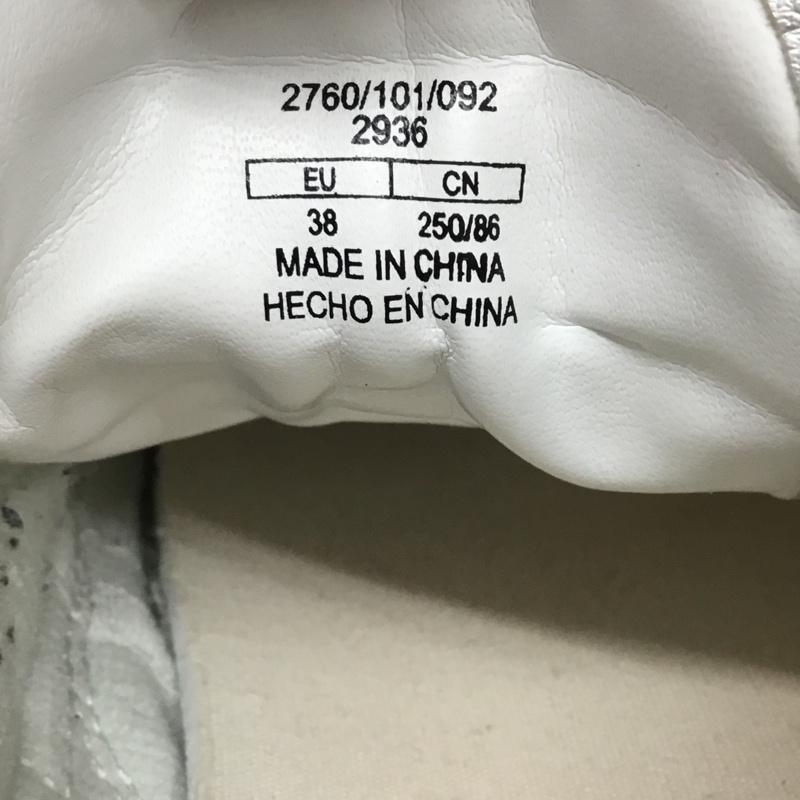 ザラ ZARA スニーカー スニーカー EU38 無地 銀 / シルバー /  レディース USED 古着 中古 10115049