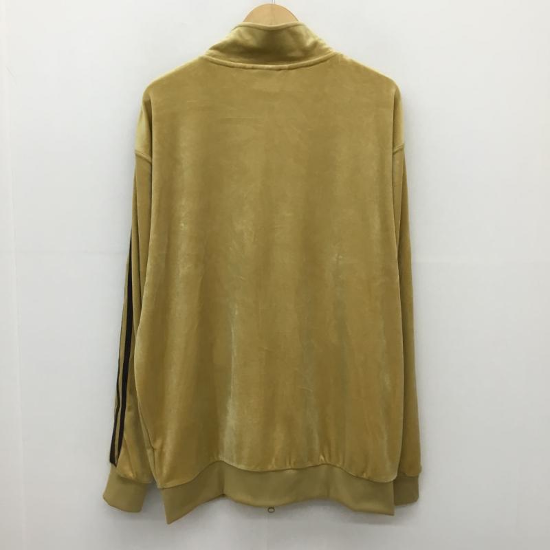 アディダス adidas ジャケット、上着 ジャケット、ブレザー JM2270 Velour TRACKTOP ベロア　トラックジャケット XL ロゴ、文字 茶 / ブラウン /  メンズ USED 古着 中古 10138699