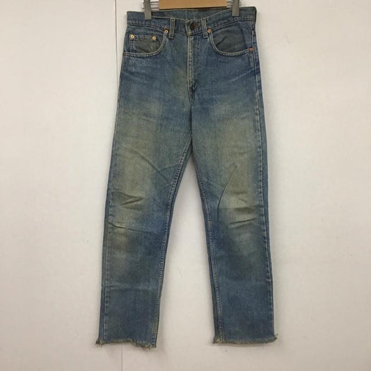 リーバイストラウスアンドコー Levi Strauss & co. パンツ デニム、ジーンズ デニムパンツ ワイドパンツ カジュアルパンツ Gパン 31インチ 無地 インディゴ / インディゴ /  メンズ USED 古着 中古 10131398