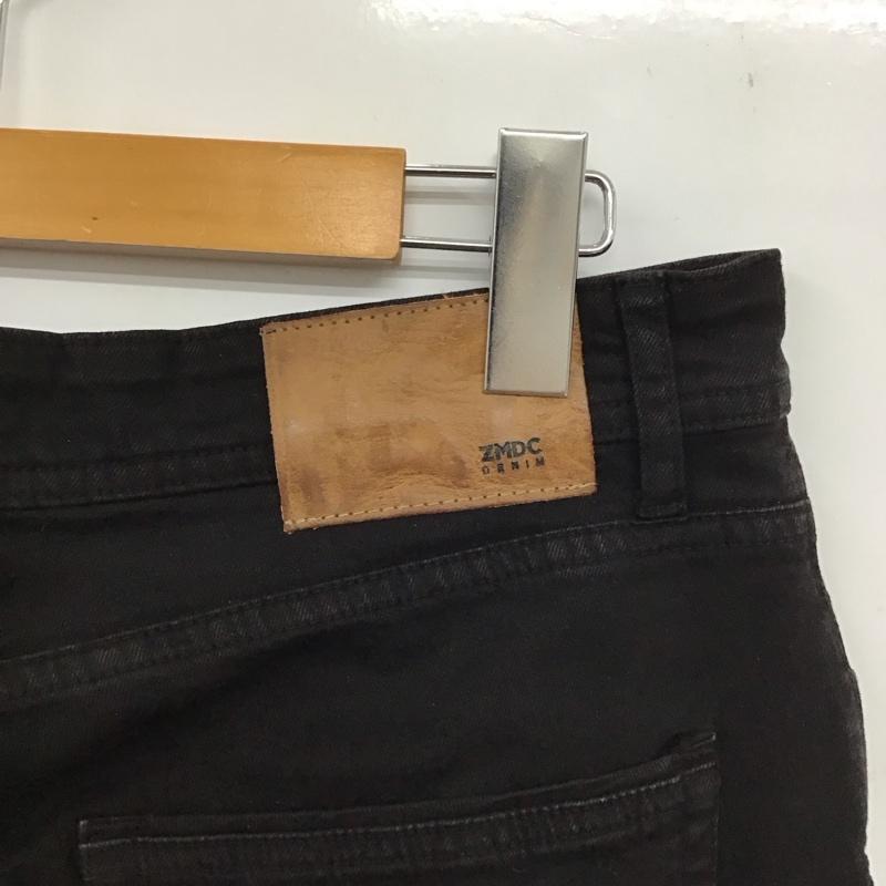 ザラ ZARA パンツ デニム、ジーンズ 42インチ 無地 黒 / ブラック /  メンズ USED 古着 中古 10149728
