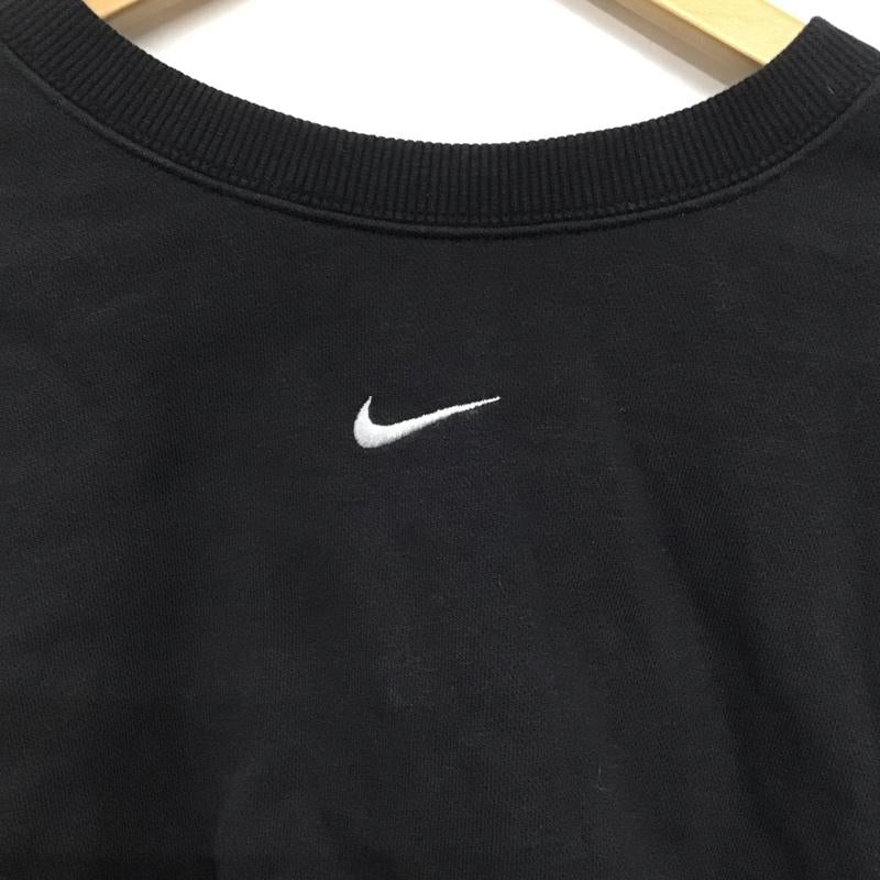 ナイキ NIKE トレーナー 長袖 XS 無地 黒 / ブラック /  レディース USED 古着 中古 10142749