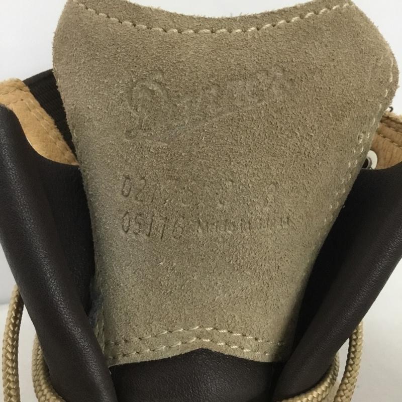 ダナー Danner アウトドアシューズ アウトドアシューズ D217610 VERTIGO LIGHT マウンテンブーツ 8 ロゴ、文字 ベージュ / ベージュ / X 茶 / ブラウン /  メンズ USED 古着 中古 10140165