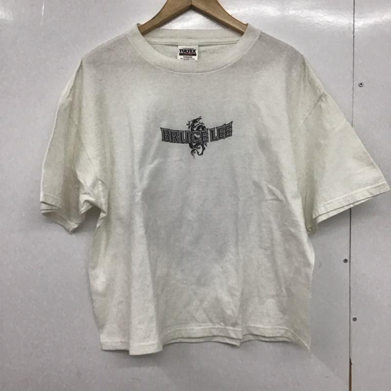 古着 USED Tシャツ 半袖 半袖カットソー プリントTシャツ クルーネックカットソー XL プリント 白 / ホワイト /  メンズ USED 古着 中古 10147989