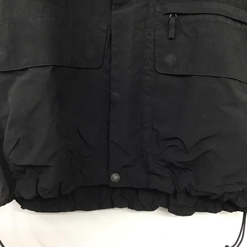 ザノースフェイス THE NORTH FACE ベスト ベスト np21306 ナイロンベスト ジップアップベスト アウター M ロゴ、文字 黒 / ブラック /  メンズ USED 古着 中古 10142875