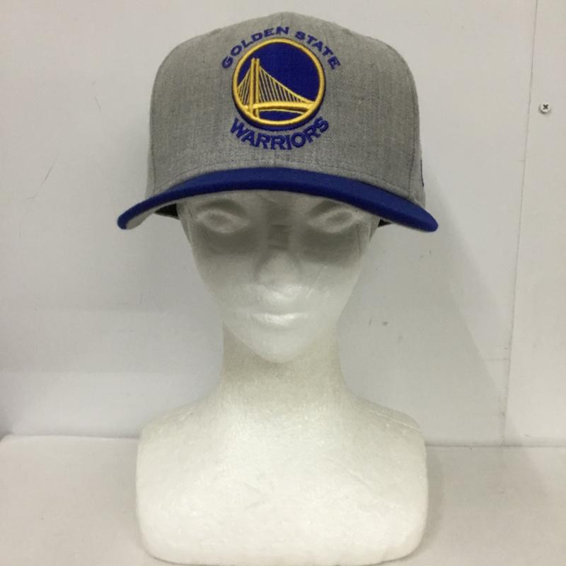 ニューエラ NEW ERA 帽子 キャップ GOLDEN STATE WARRIORS ロゴ、文字 青 / ブルー / X 灰 / グレー /  メンズ USED 古着 中古 10125218
