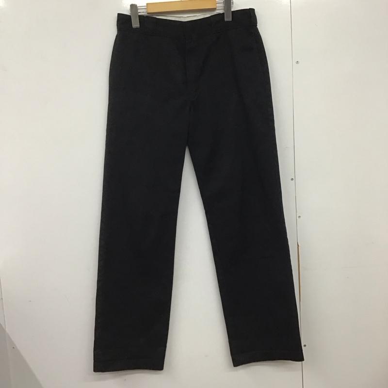 ディッキーズ Dickies パンツ ワークパンツ、ペインターパンツ ワークパンツ ワイドパンツ カジュアルパンツ 32インチ 無地 黒 / ブラック /  メンズ USED 古着 中古 10146550