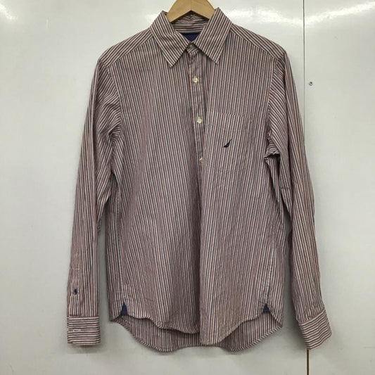 ノーティカ NAUTICA シャツ、ブラウス 長袖 長袖シャツ ストライプシャツ カラーシャツ S ストライプ マルチカラー / マルチカラー /  メンズ USED 古着 中古 10141681