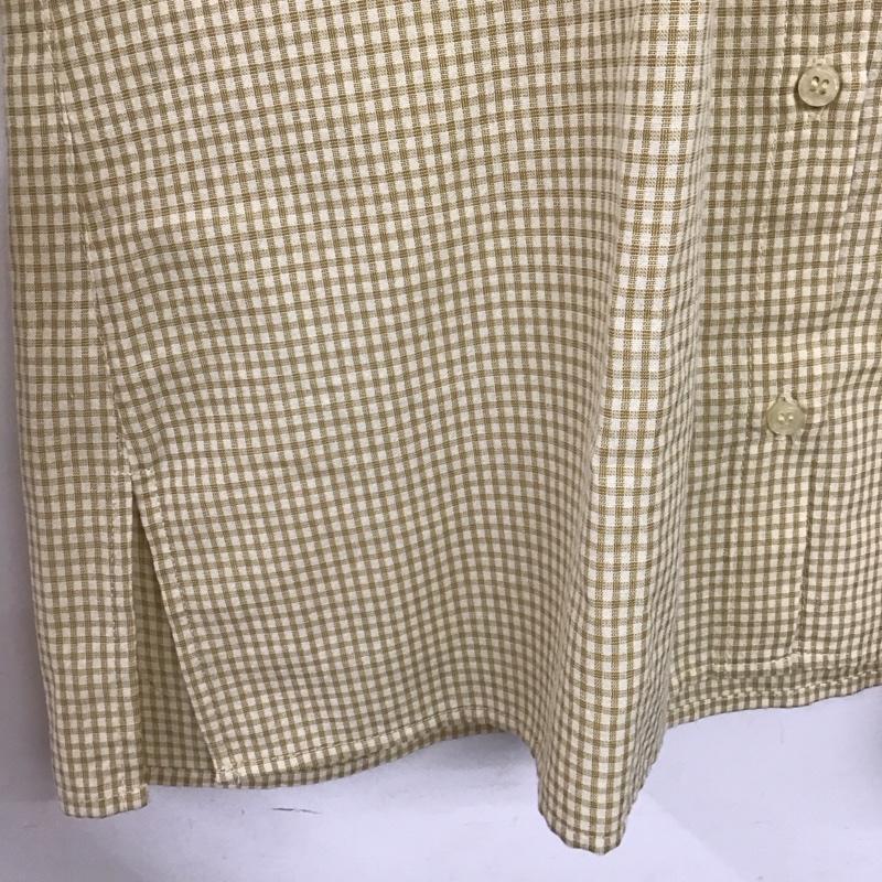 エヘカソポ ehka sopo シャツ、ブラウス 長袖 1710852 FREE チェック 黄 / イエロー /  レディース USED 古着 中古 10144111