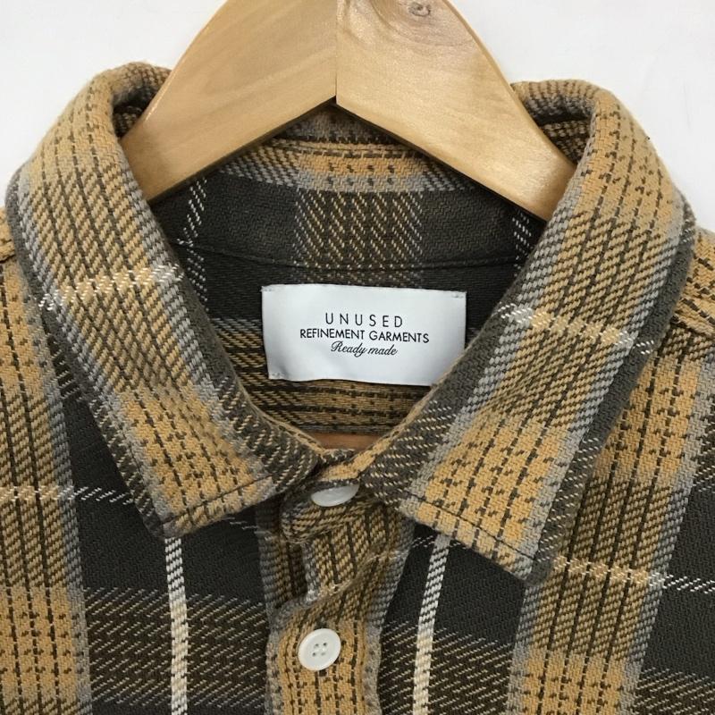 アンユーズド UNUSED シャツ、ブラウス 長袖 長袖シャツ チェックシャツ カラーシャツ 3 チェック マルチカラー / マルチカラー /  メンズ USED 古着 中古 10131621