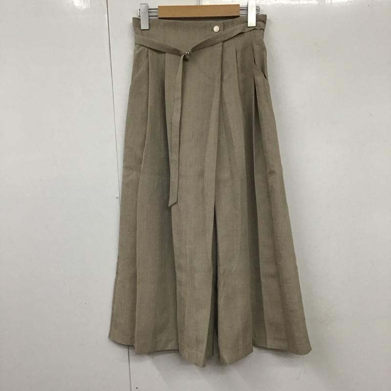 アーバンリサーチ URBAN RESEARCH ボトムス ボトムス UR34-24X003 Dカンベルト付スカーチョ FREE ベージュ / ベージュ /  レディース USED 古着 中古 10130327