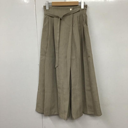 アーバンリサーチ URBAN RESEARCH ボトムス ボトムス UR34-24X003 Dカンベルト付スカーチョ FREE ベージュ / ベージュ /  レディース USED 古着 中古 10130327