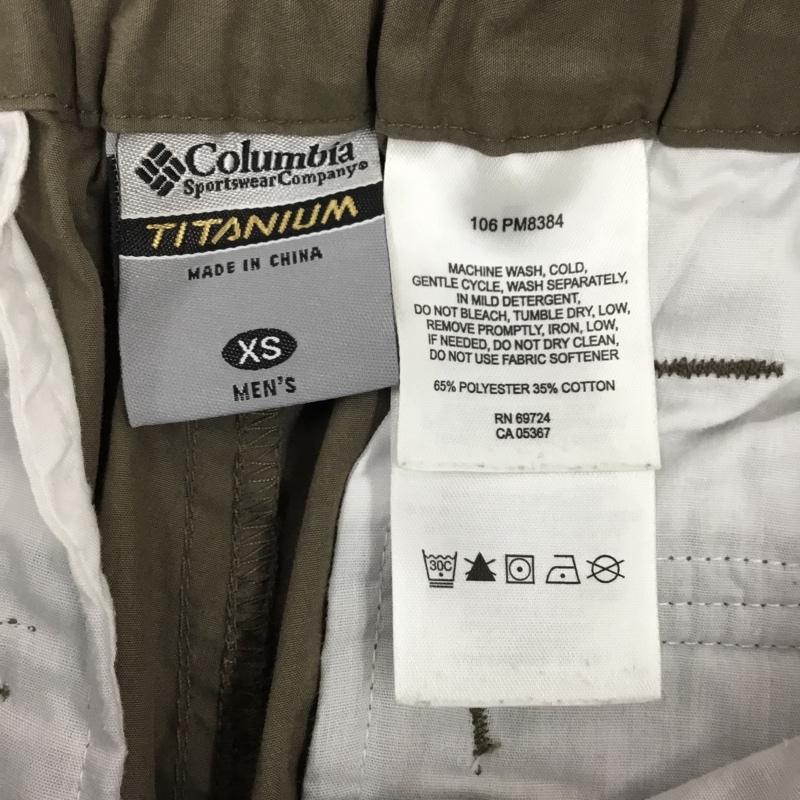 コロンビア Columbia パンツ ワークパンツ、ペインターパンツ ワークパンツ ワイドパンツ カジュアルパンツ XS 無地 茶 / ブラウン /  メンズ USED 古着 中古 10108435