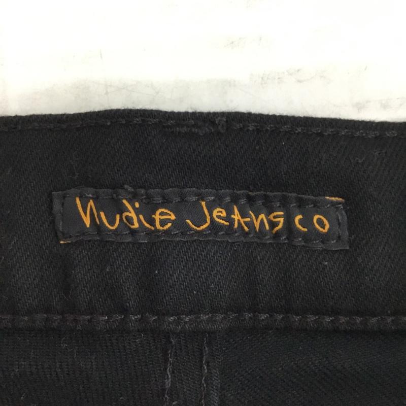 ヌーディージーンズ Nudie Jeans パンツ デニム、ジーンズ 1009413 デニムパンツ ブラックデニム カジュアルパンツ 31インチ 無地 黒 / ブラック /  メンズ USED 古着 中古 10110008