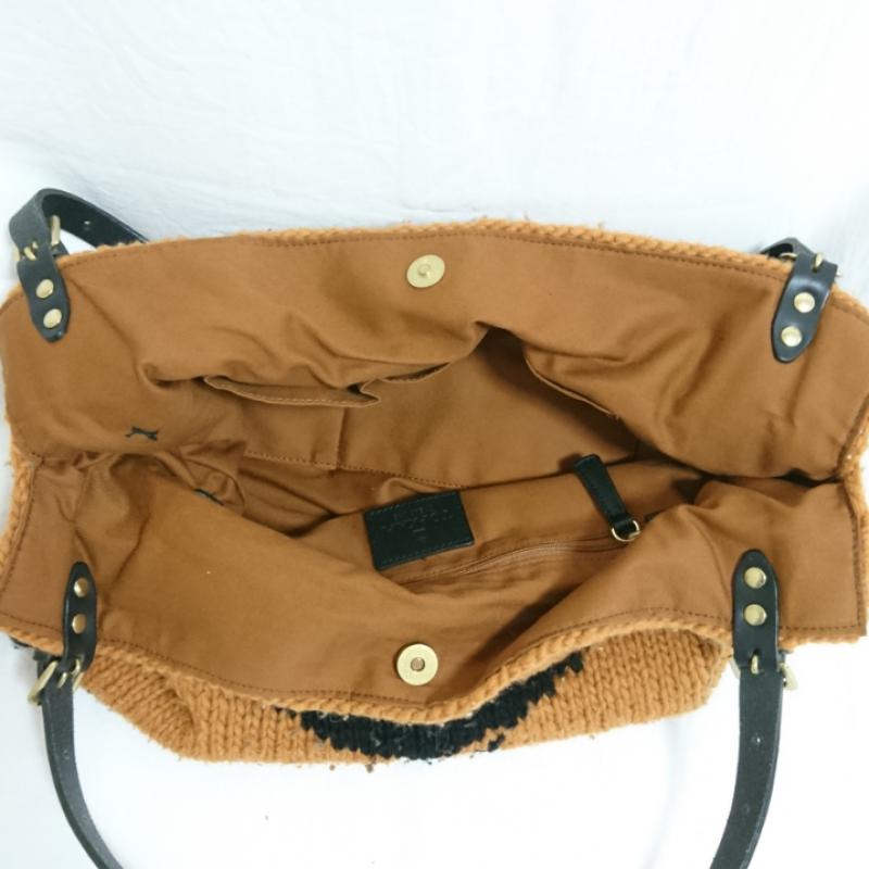 トレジャートプカピ TREASURE TOPKAPI ショルダーバッグ ショルダーバッグ 無地 X  茶 / ブラウン / X 黒 / ブラック /  レディース USED 古着 中古 10009616