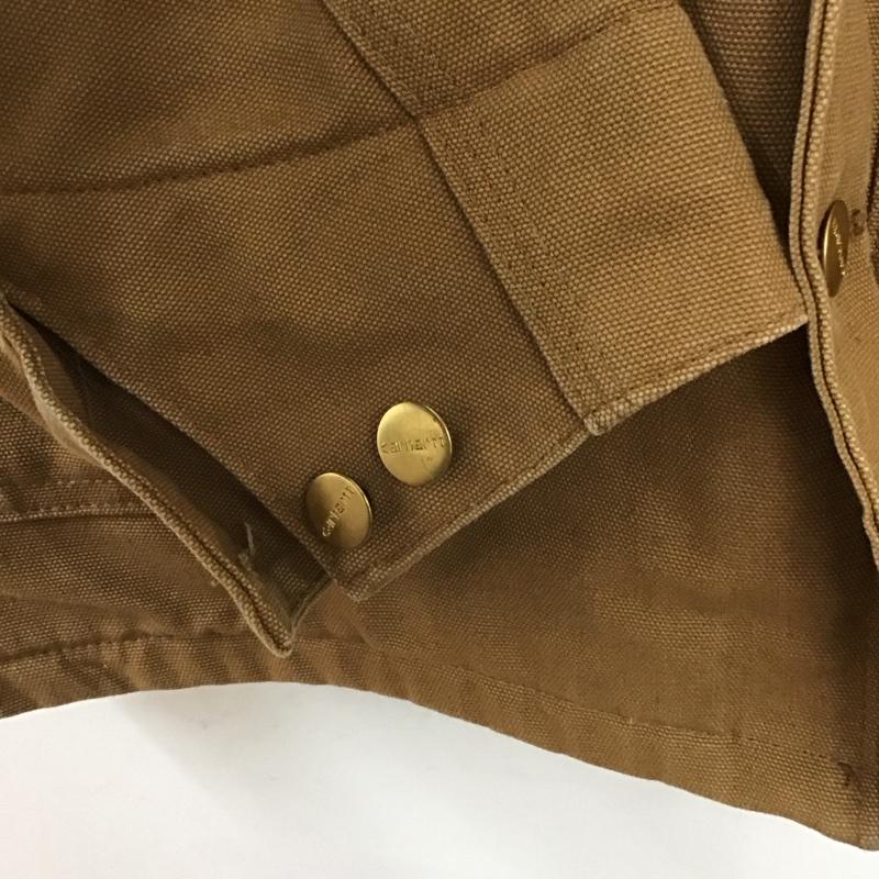 カーハート Carhartt ジャケット、上着 ジャケット、ブレザー カジュアルジャケット アウター カラージャケット フロントボタン 40 ロゴ、文字 ベージュ / ベージュ /  メンズ USED 古着 中古 10142443