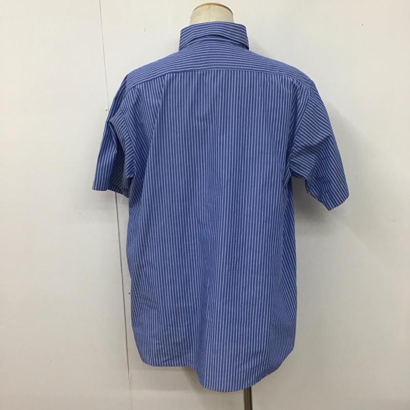 古着 USED シャツ、ブラウス 半袖 UniFirst ストライプ 水色 / ライトブルー /  メンズ USED 古着 中古 10108017