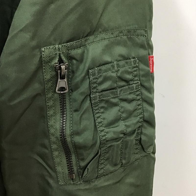 シュプリーム Supreme ジャケット、上着 ジャンパー、ブルゾン 2023-24AW MA-1JacketBlack BountyHunter コラボ アウター L ロゴ、文字 カーキ / カーキ /  メンズ USED 古着 中古 10115277