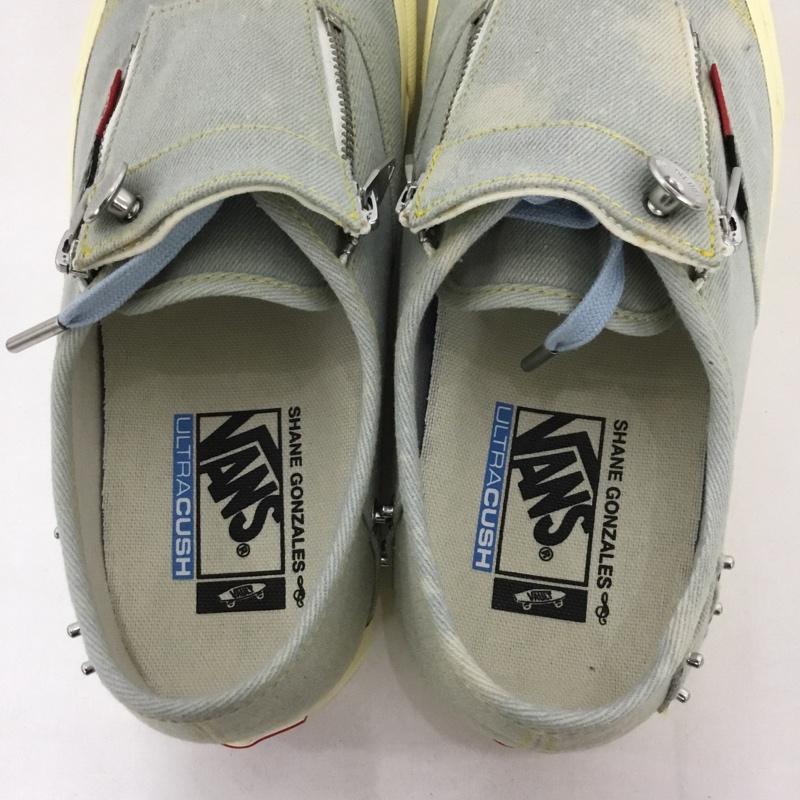 バンズ VANS スニーカー スニーカー 721454 UA Authentic Zip VLT LX シェーン ゴンザレス 27.5cm 箱有 27.5cm ロゴ、文字 水色 / ライトブルー /  メンズ USED 古着 中古 10128823