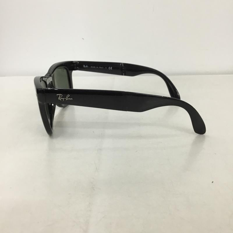 レイバン Ray-Ban めがね・サングラス サングラス RB4105 601 WAYFARER FOLDING CLASSIC 折りたたみ ケース付き ロゴ、文字 黒 / ブラック /  メンズ USED 古着 中古 10147135