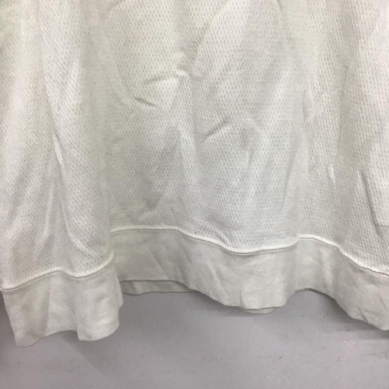 マージン Magine カットソー 長袖 長袖カットソー 無地カットソー クルーネック 48 無地 白 / ホワイト /  メンズ USED 古着 中古 10143455