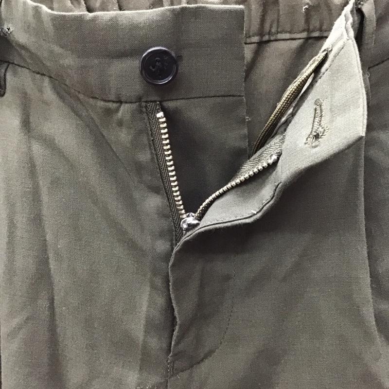 グリーンレーベルリラクシング green label relaxing パンツ スラックス 3214-186-2487 SOLOTEX テーパードパンツ カジュアルパンツ XS 無地 カーキ / カーキ /  メンズ USED 古着 中古 10115465