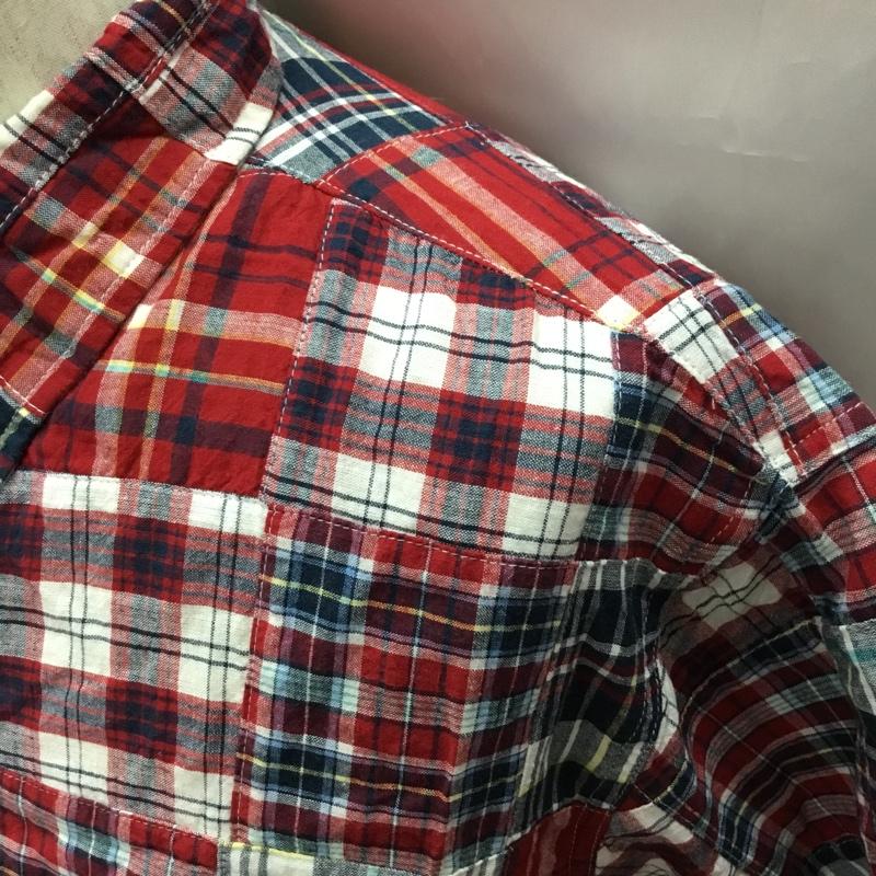 エディーバウアー Eddie Bauer シャツ、ブラウス 半袖 ボタンダウン 胸ポケット プルオーバー M チェック マルチカラー / マルチカラー /  メンズ USED 古着 中古 10111585
