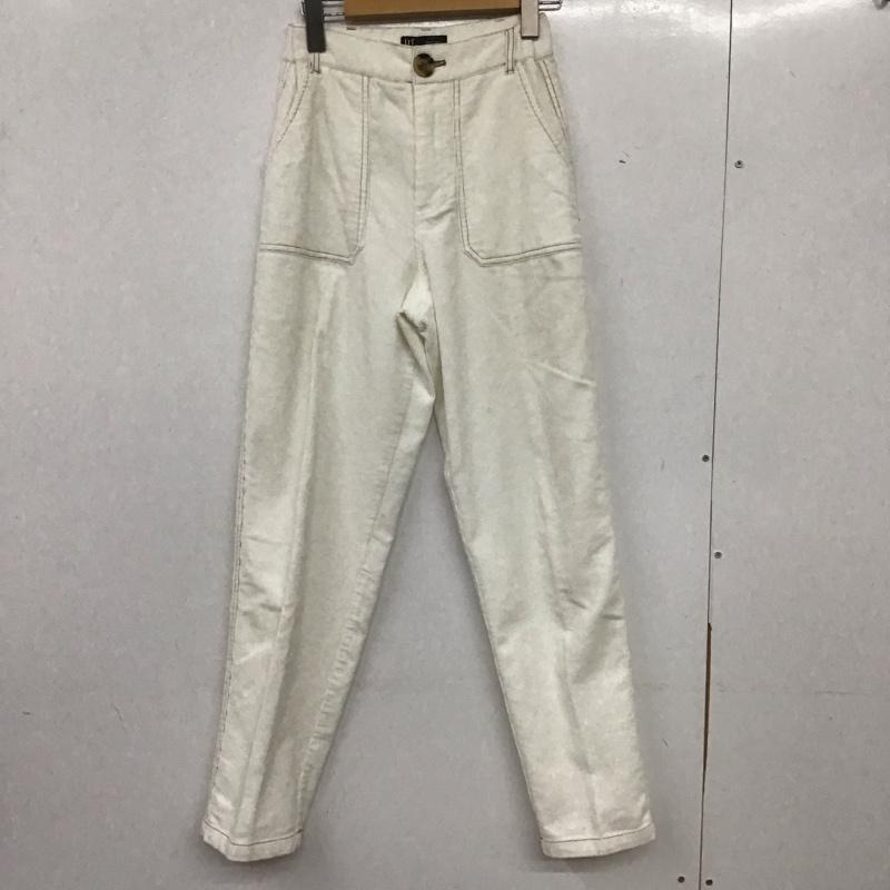 ザラ ZARA ボトムス ボトムス XS 無地 白 / ホワイト /  レディース USED 古着 中古 10139419