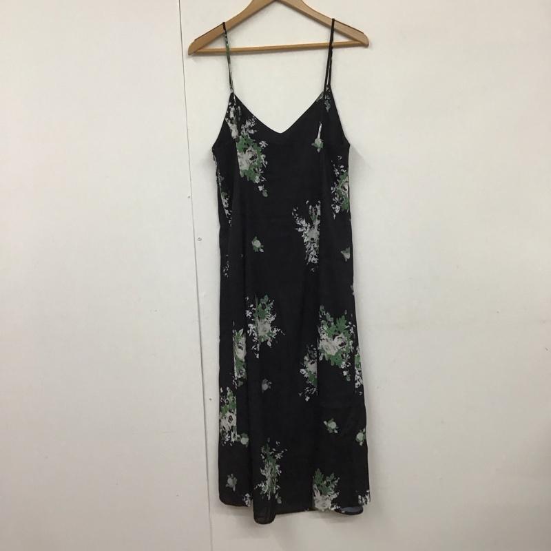 ミラオーウェン Mila Owen ワンピース ロングスカート 09WF0191038 0 総柄 黒 / ブラック /  レディース USED 古着 中古 10130516