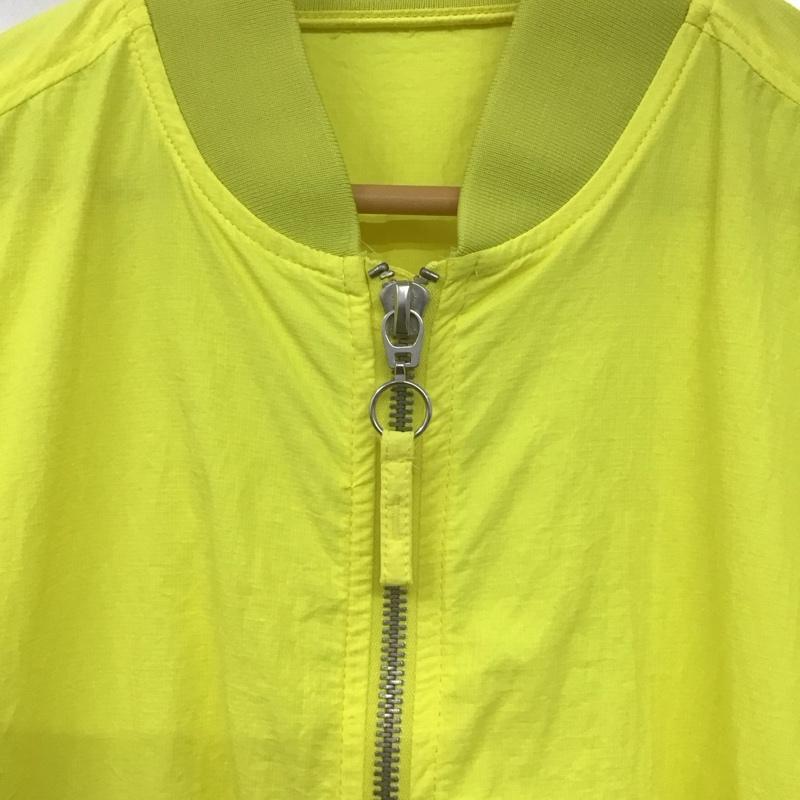 ザラ ZARA ジャケット、上着 ジャンパー、ブルゾン ジップアップジャケット ナイロンジャケット アウター S 無地 黄 / イエロー /  メンズ USED 古着 中古 10138544