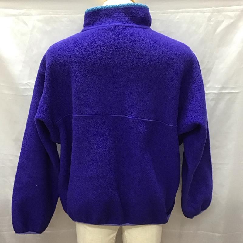 パタゴニア patagonia ジャケット、上着 ジャケット、ブレザー プルオーバージャケット 長袖カットソー アウトドア フリースアウター XXL ロゴ、文字 青 / ブルー /  メンズ USED 古着 中古 10113156