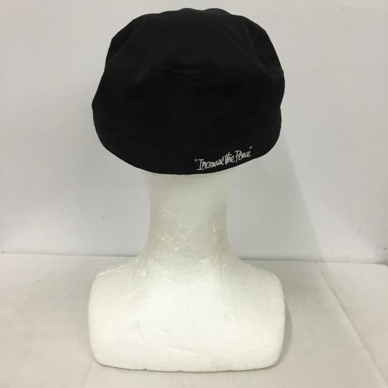 ステューシー STUSSY 帽子 キャップ NEW ERA コットン ワークキャップ ロゴ、文字 黒 / ブラック /  メンズ USED 古着 中古 10148444