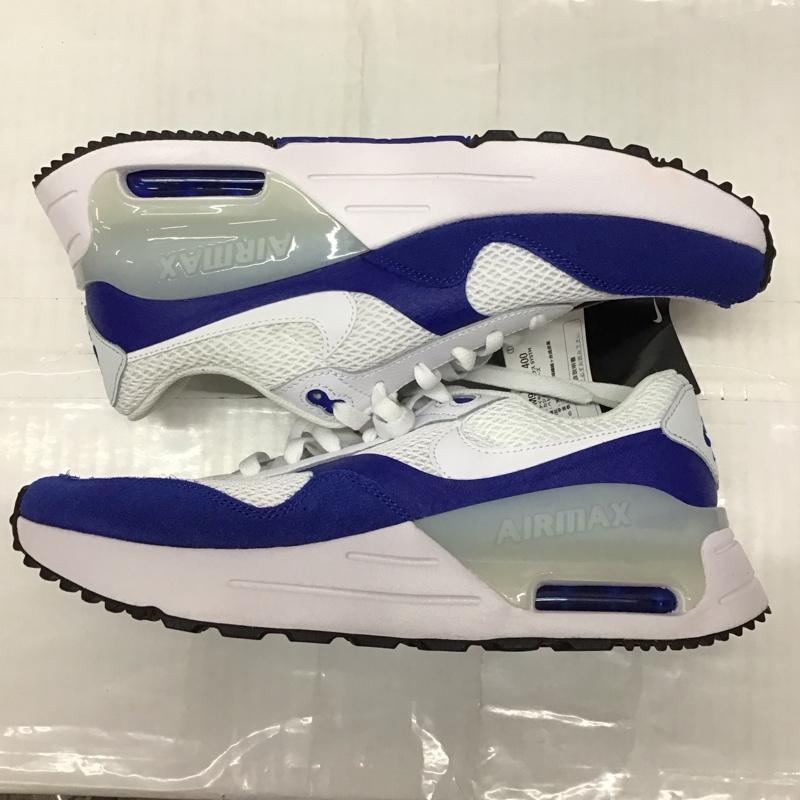 ナイキ NIKE スニーカー スニーカー DM9537-400 AIR MAX SYSTM 27.5cm 27.5cm ロゴ、文字 白 / ホワイト / X 青 / ブルー /  メンズ USED 古着 中古 10117933
