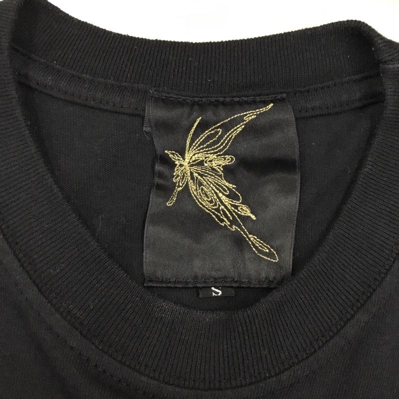 キリュウキリュウ kiryuyrik Tシャツ 半袖 半袖カットソー プリントTシャツ クルーネックカットソー S プリント 黒 / ブラック /  メンズ USED 古着 中古 10120710