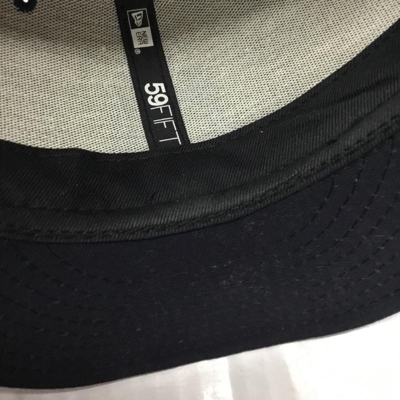 ニューエラ NEW ERA 帽子 キャップ NY ニューヨーク ヤンキース 59FIFTY デニム ロゴ、文字 インディゴ / インディゴ /  メンズ USED 古着 中古 10107887