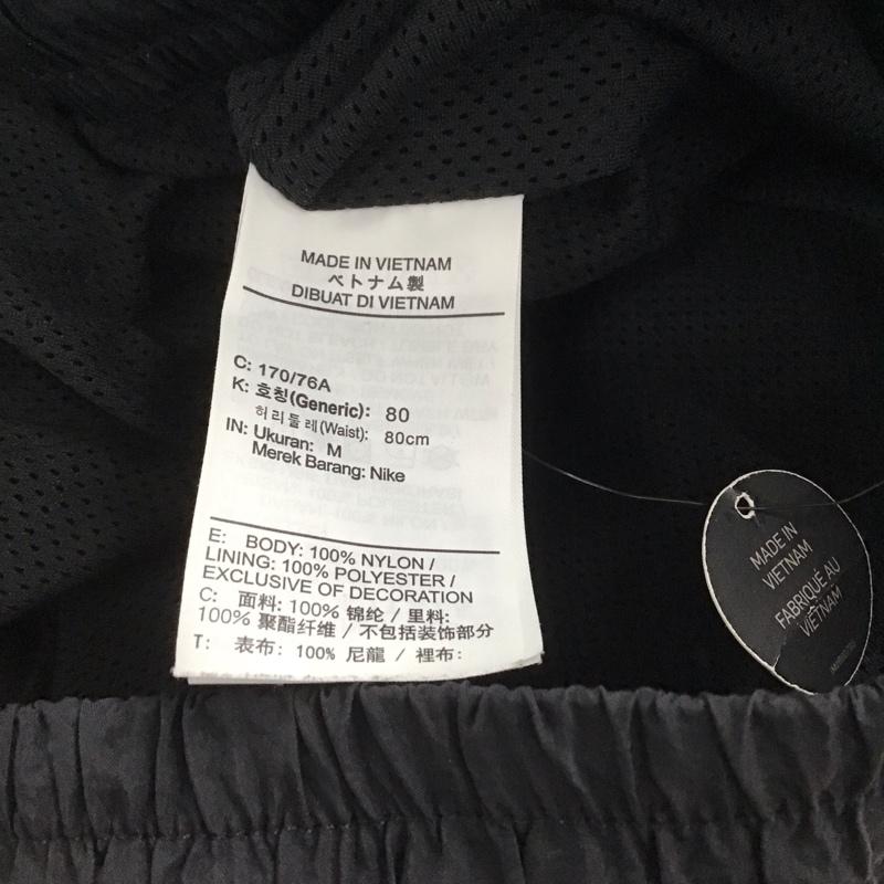ナイキ NIKE パンツ ワークパンツ、ペインターパンツ bv5371-082 ウーブンパンツ ワイドパンツ M ロゴ、文字 黒 / ブラック /  メンズ USED 古着 中古 10146726
