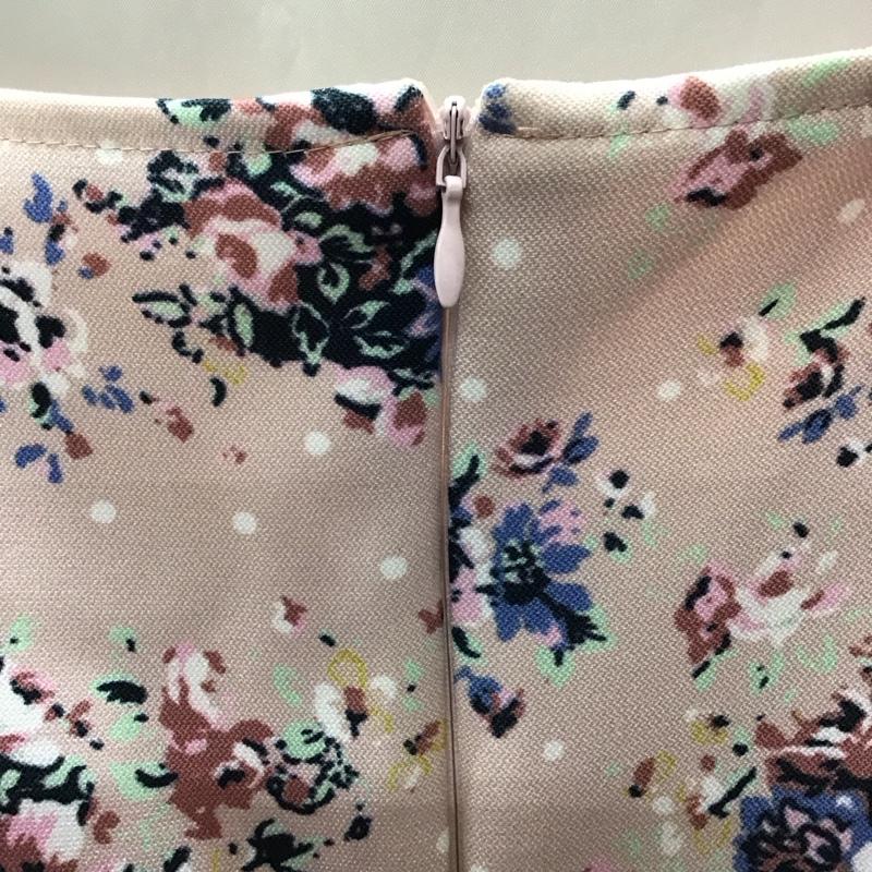 ダズリン dazzlin ワンピース ミニスカート 021410303601 五分袖 M 花柄 桃 / ピンク /  レディース USED 古着 中古 10115429
