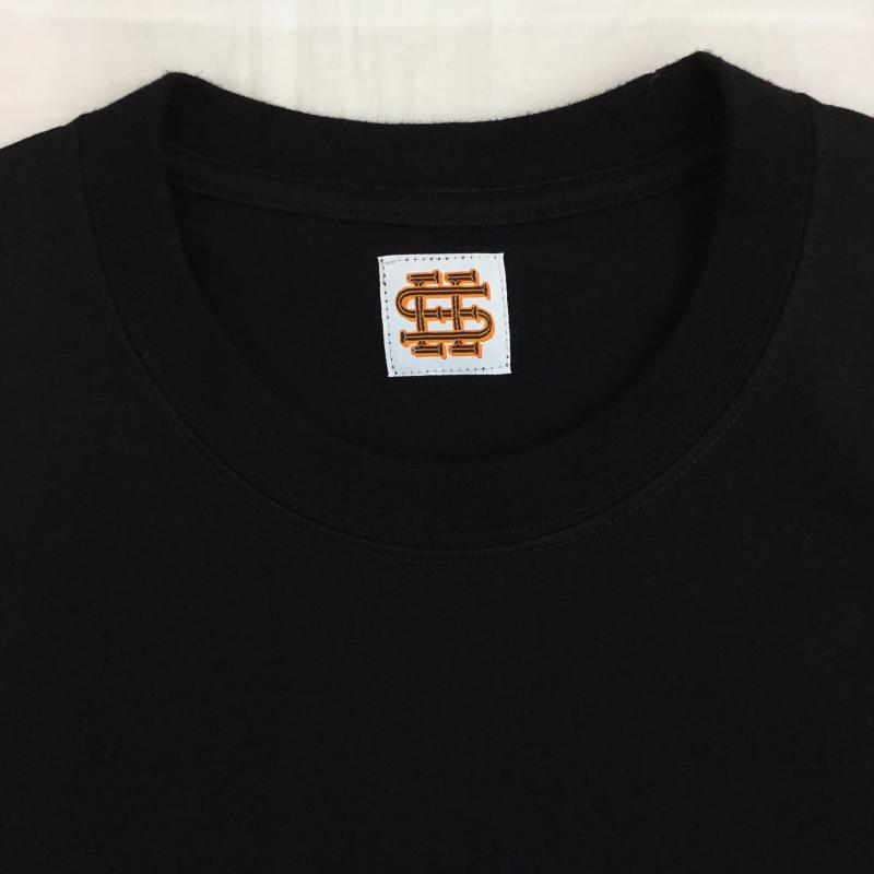シーシー SEE SEE Tシャツ 半袖 リフレクター NEW FL BIGTEE L ロゴ、文字 黒 / ブラック /  メンズ USED 古着 中古 10151109